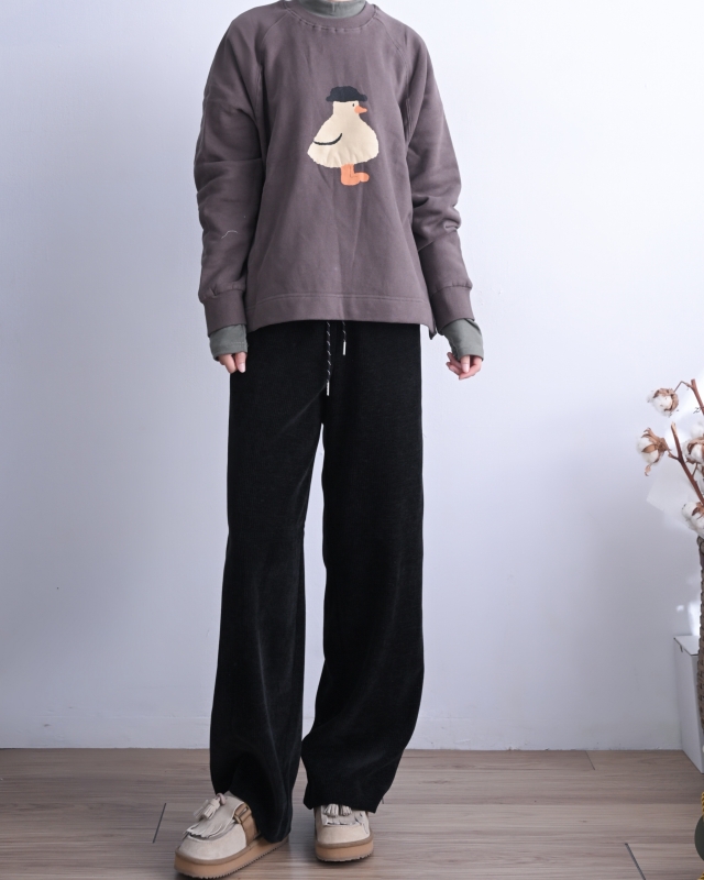 韓 戴帽鴨子上衣 2色 size