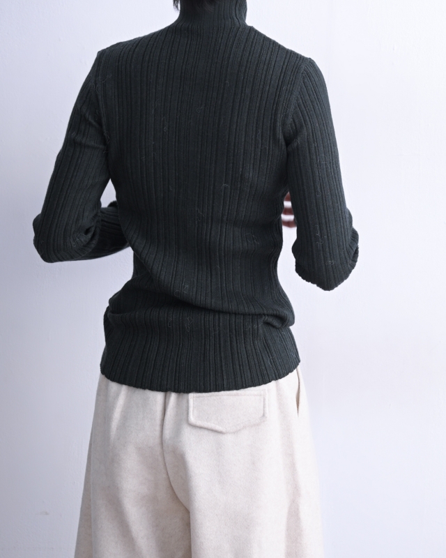 韓 人字紋小高領上衣 5色 size