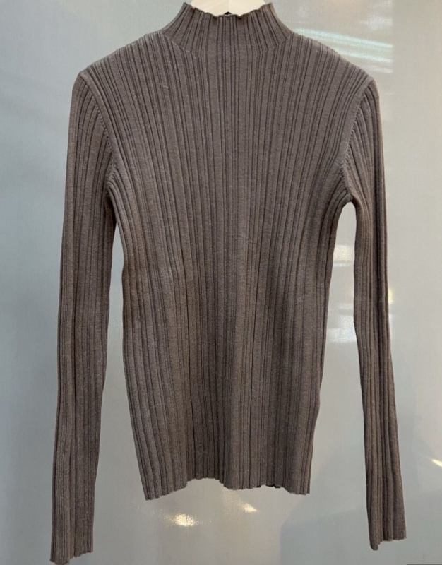 韓 人字紋小高領上衣 5色 size