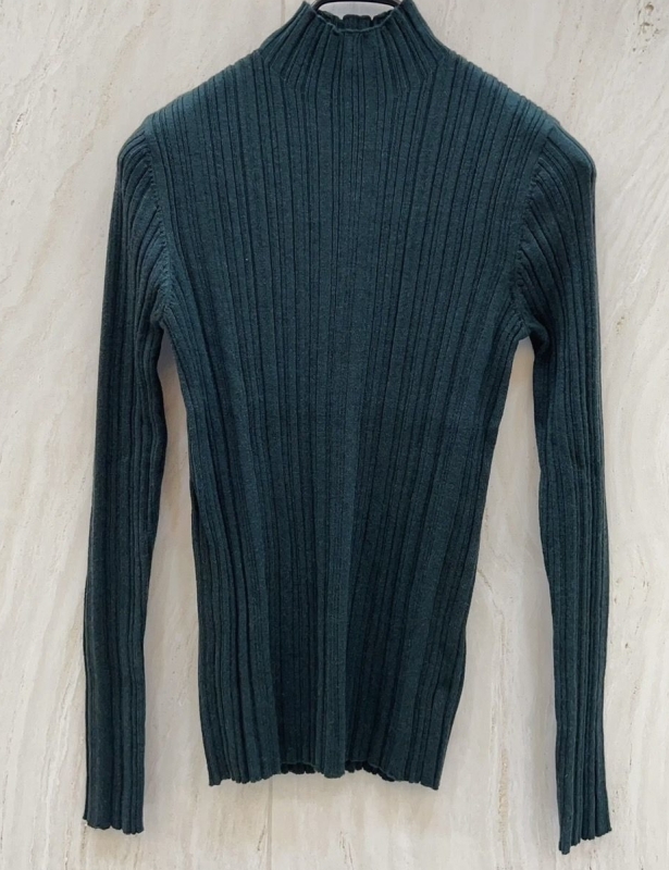 韓 人字紋小高領上衣 5色 size