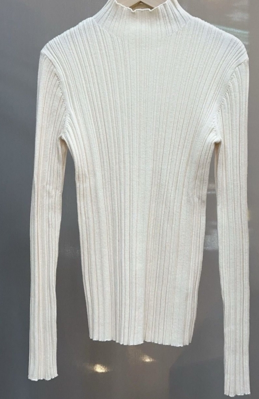 韓 人字紋小高領上衣 5色 size