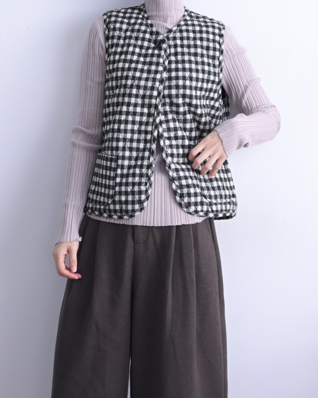 韓 人字紋小高領上衣 5色 size