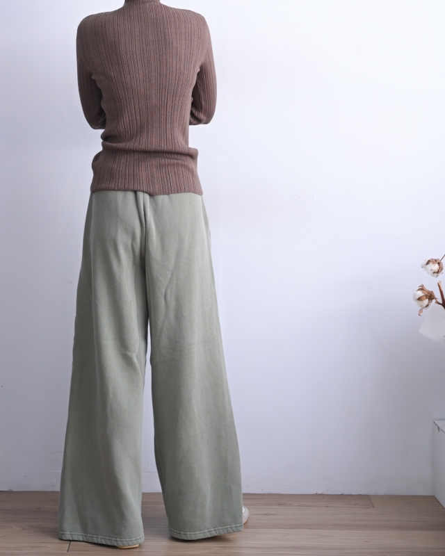 韓 人字紋小高領上衣 5色 size