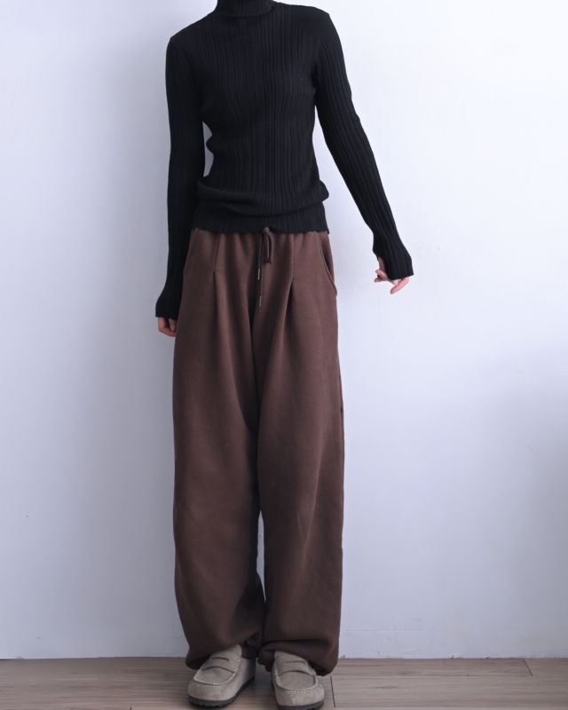 韓 人字紋小高領上衣 5色 size