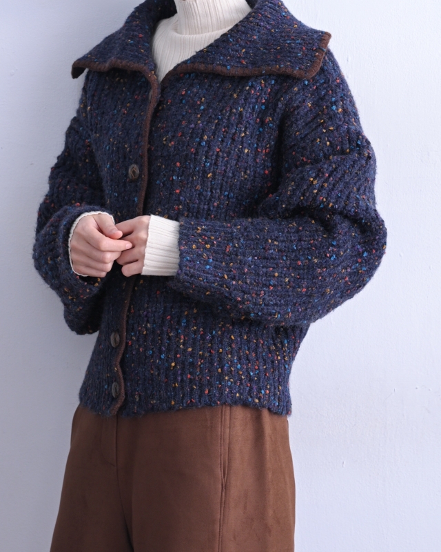 韓 人字紋小高領上衣 5色 size