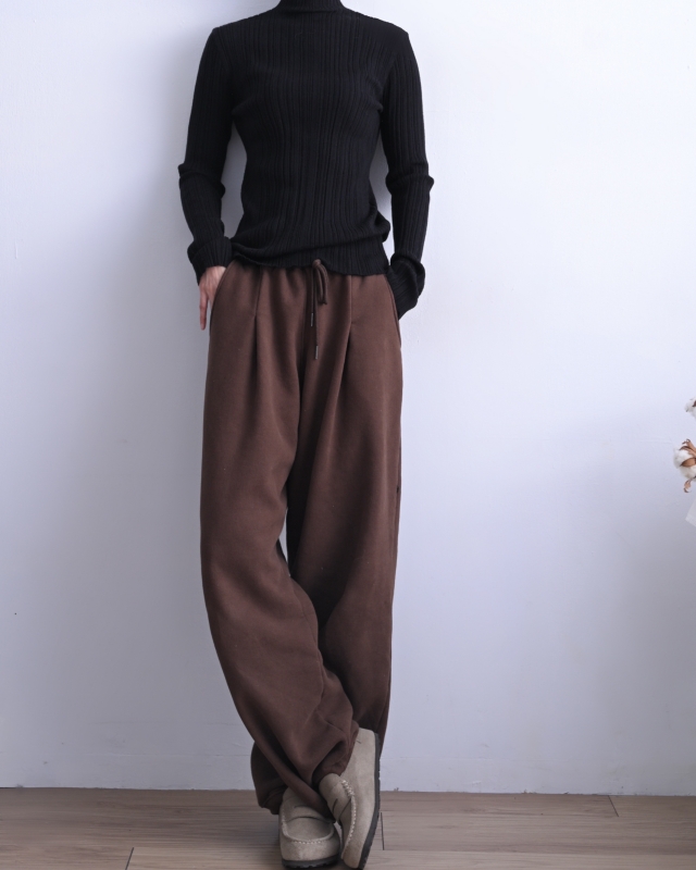 韓 人字紋小高領上衣 5色 size