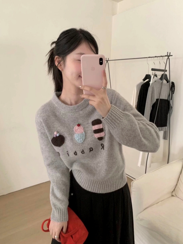 韓 Q版冰淇淋上衣 3色