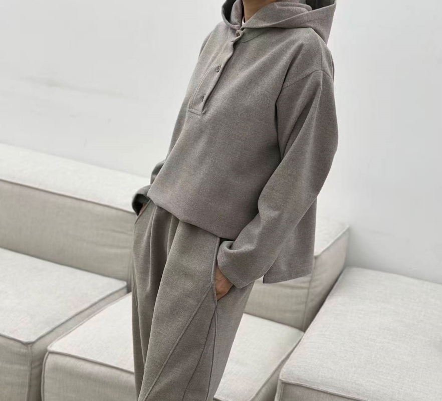 韓 三釦連帽上衣 3色 size