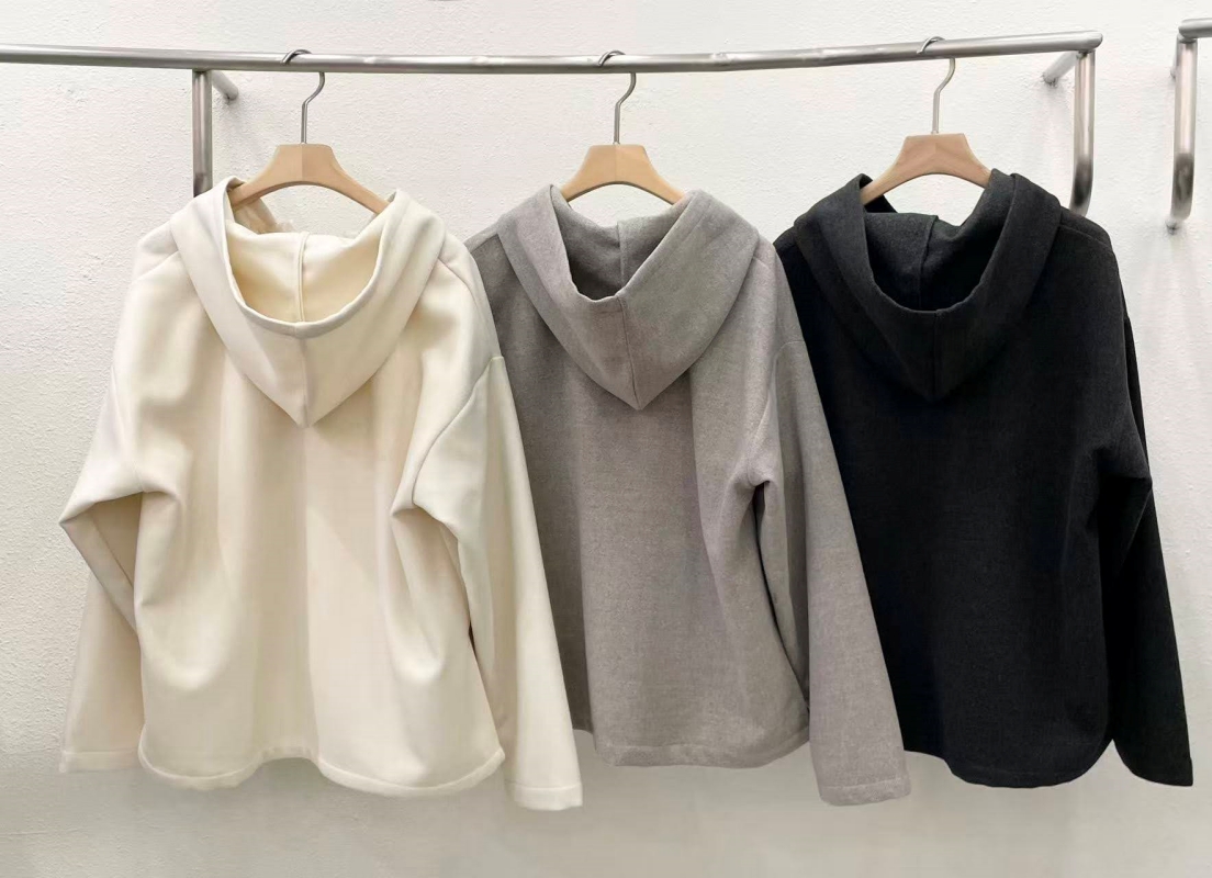 韓 三釦連帽上衣 3色 size