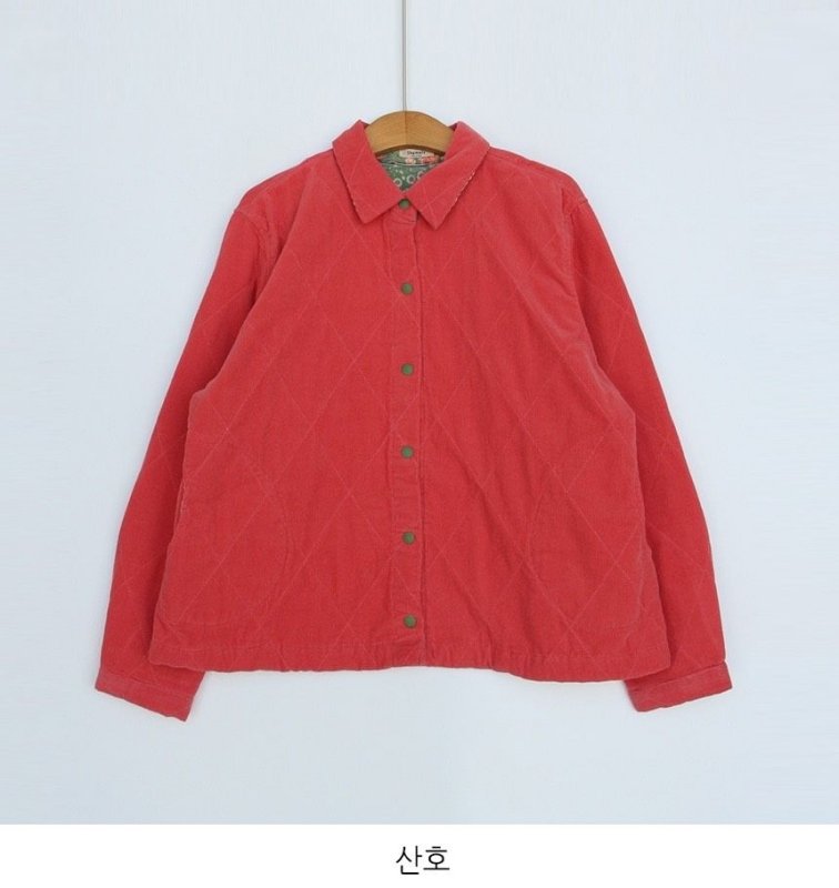 韓 配色圓釦襯衫 3色