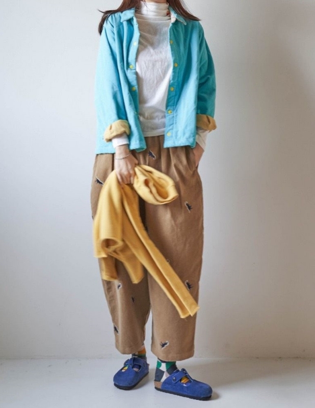 韓 配色圓釦襯衫 3色