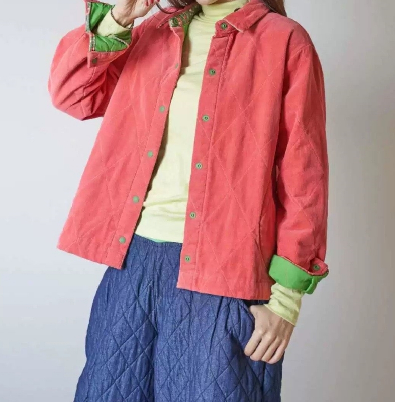 韓 配色圓釦襯衫 3色