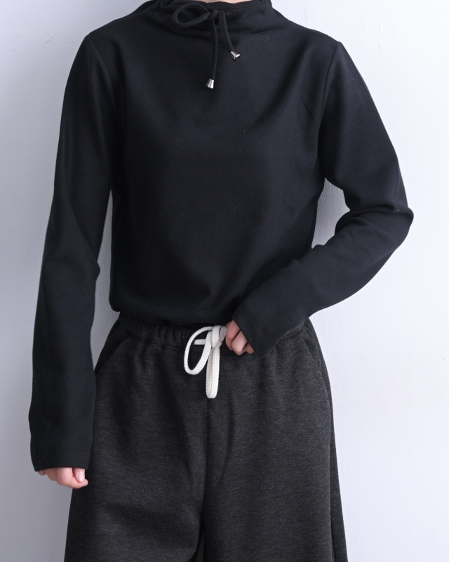 韓 領拉繩上衣 4色 size