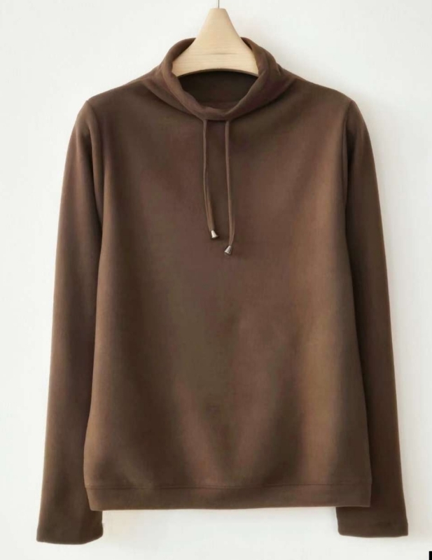 韓 領拉繩上衣 4色 size