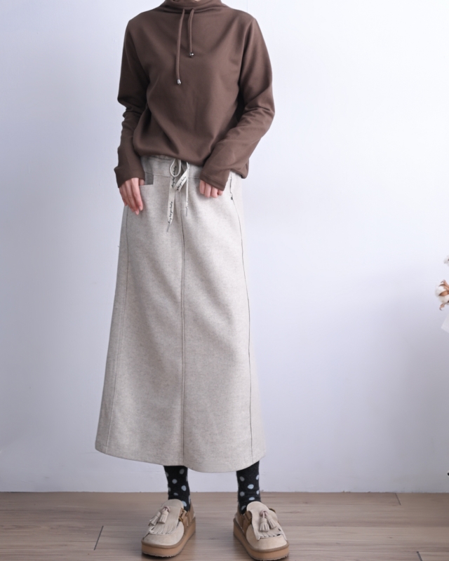 韓 領拉繩上衣 4色 size