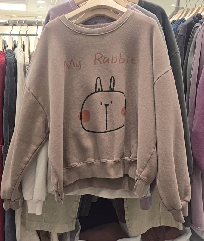 韓 大臉兔上衣 3色 size