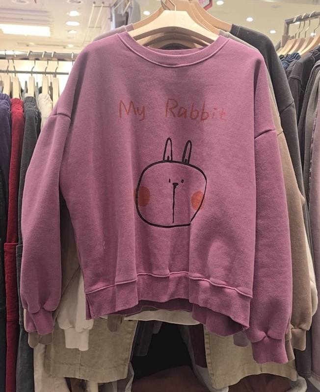 韓 大臉兔上衣 3色 size