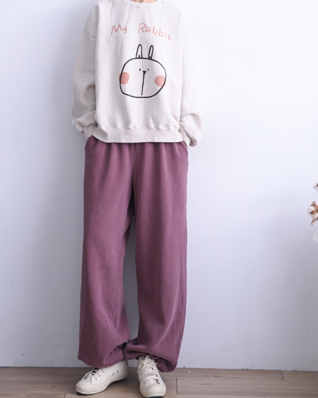 韓 大臉兔上衣 3色 size