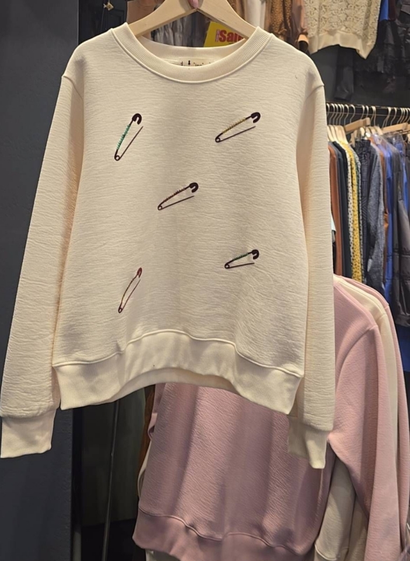 韓 別針上衣 2色 size