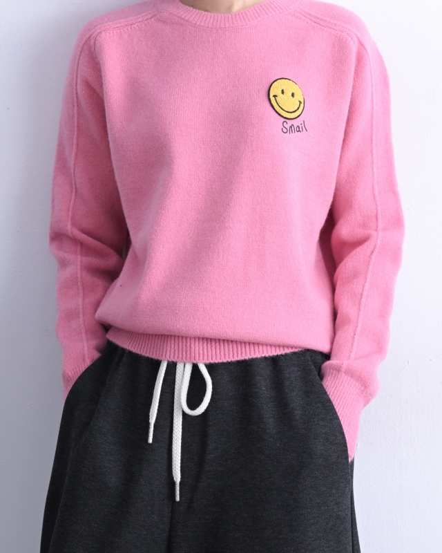 韓 黃笑臉上衣 5色 size