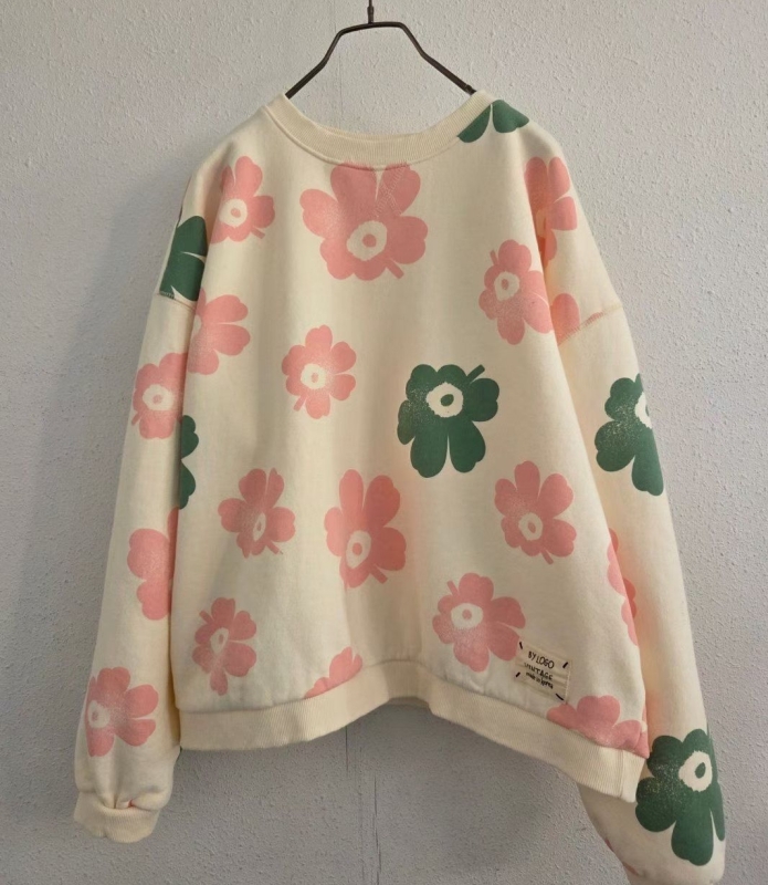 韓 滿滿花上衣 2色 size