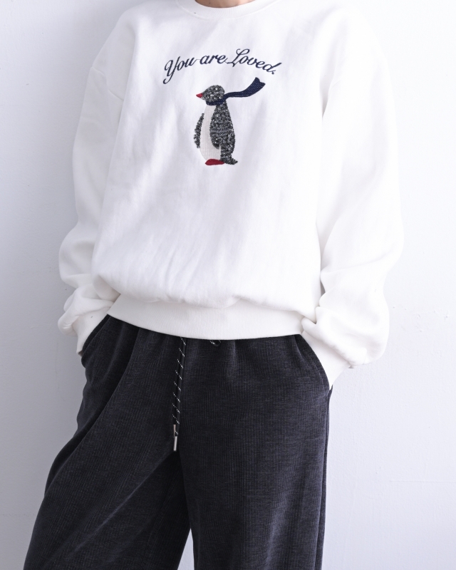 韓 亮晶晶企鵝上衣 3色 size