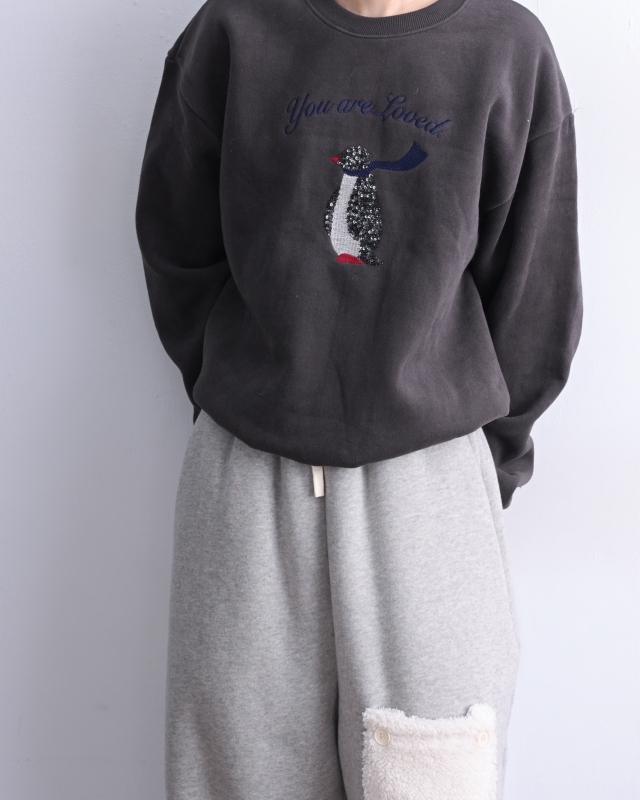 韓 亮晶晶企鵝上衣 3色 size