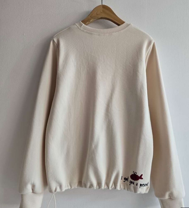 韓 貓咪口袋上衣 2色 size