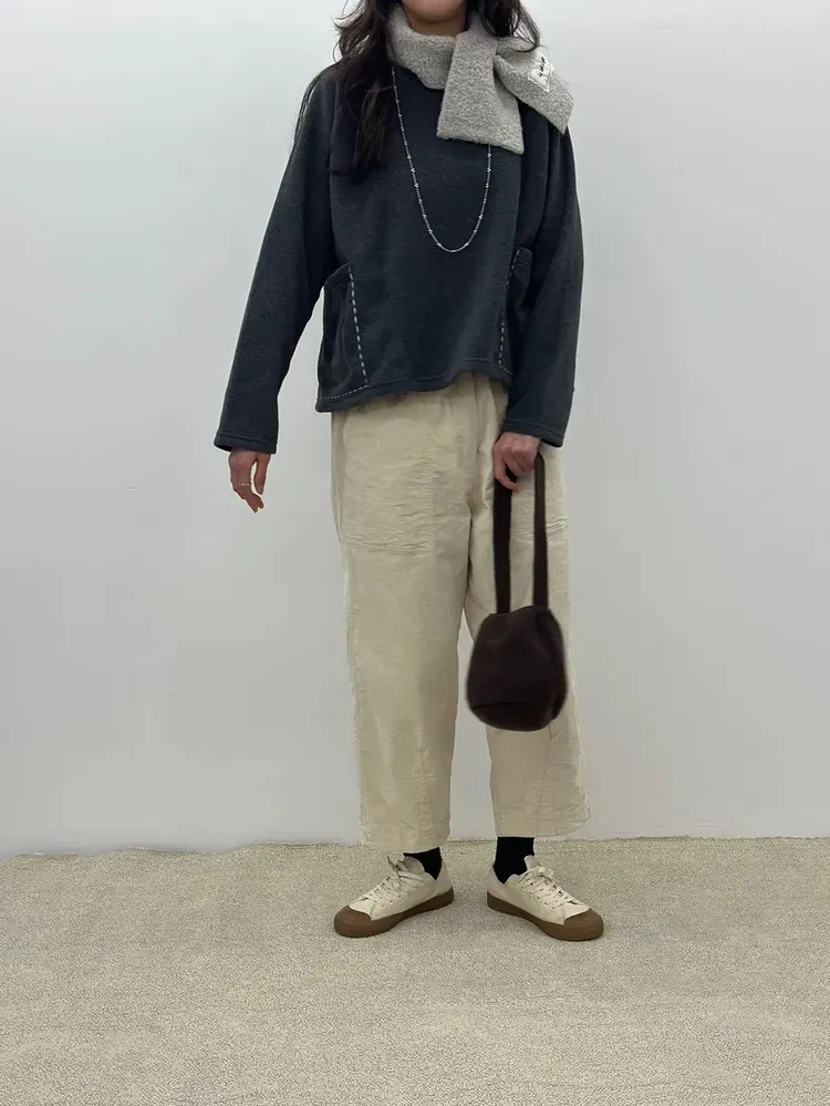 韓 縫線口袋上衣 4色