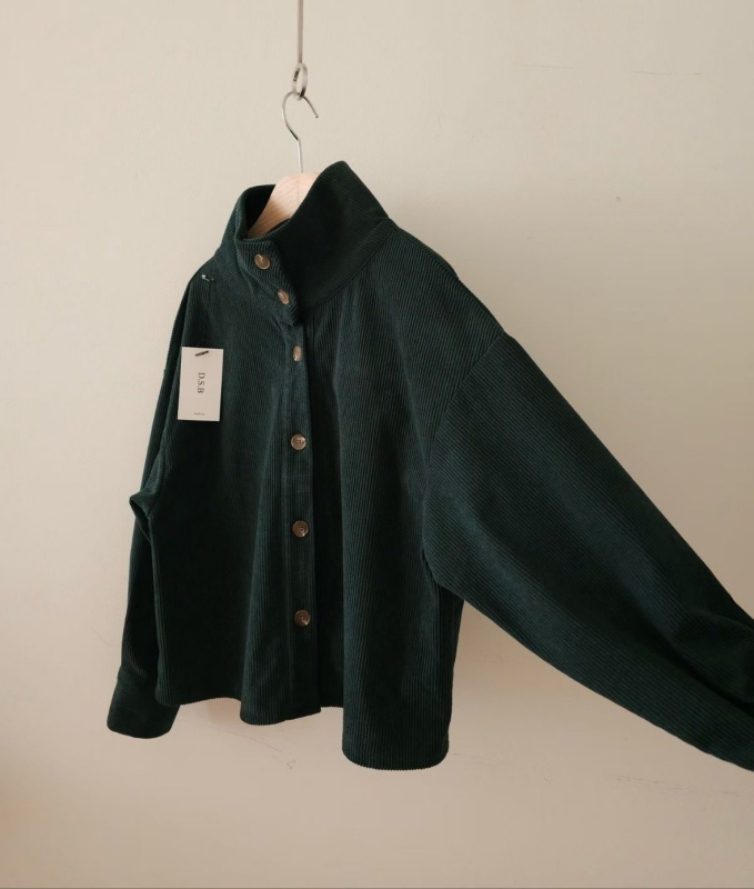 韓 立領釦上衣 4色