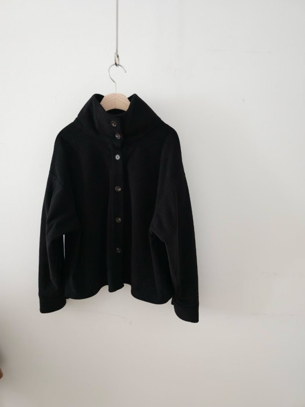 韓 立領釦上衣 4色