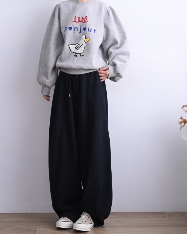 韓 袖抓褶阿鴨上衣 3色 size