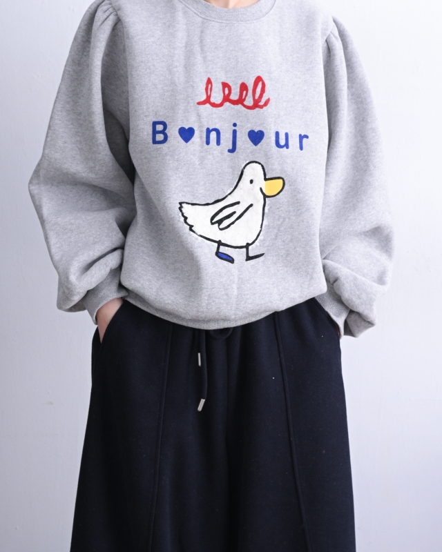 韓 袖抓褶阿鴨上衣 3色 size