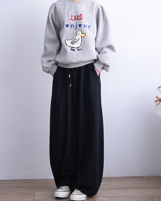 韓 袖抓褶阿鴨上衣 3色 size