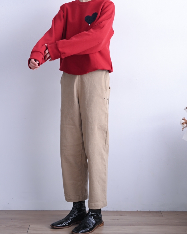 韓 愛心小珍珠上衣 3色 size