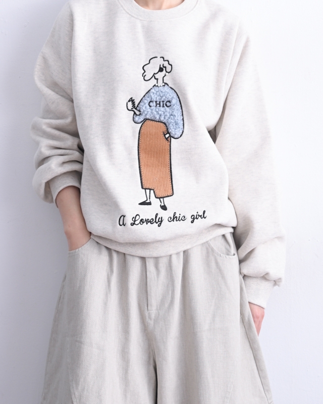 韓 戴珍珠女生上衣 3色 size