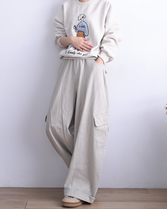 韓 戴珍珠女生上衣 3色 size