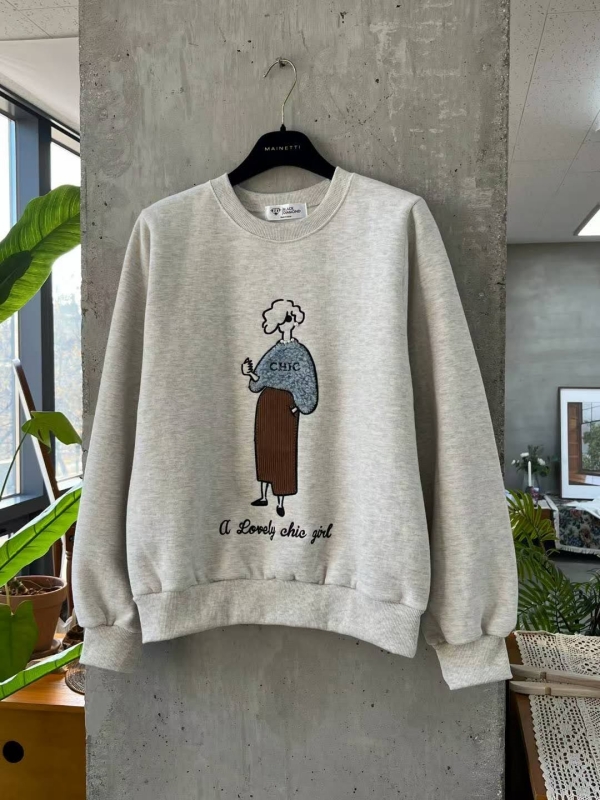 韓 戴珍珠女生上衣 3色 size