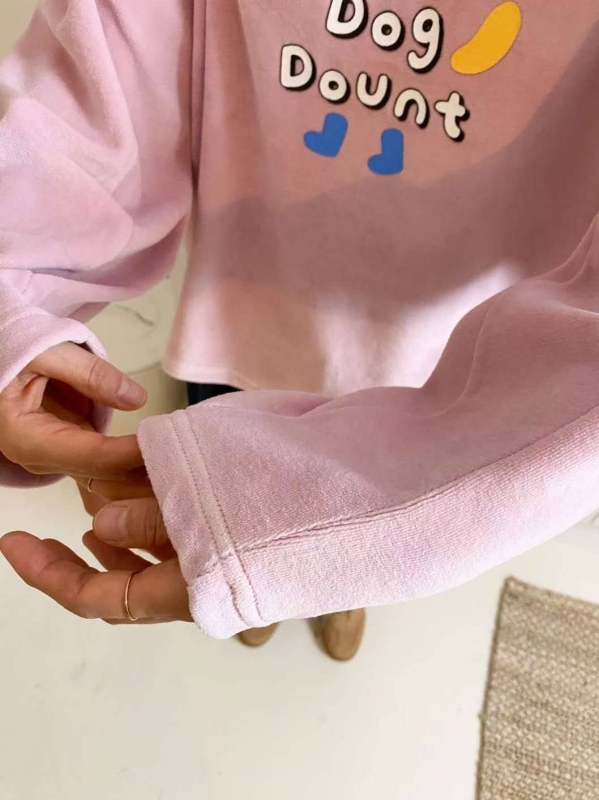 韓 狗狗細絨上衣 4色 size