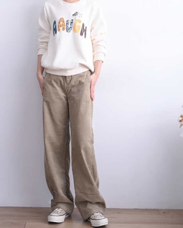 韓 彩色英文字上衣 size