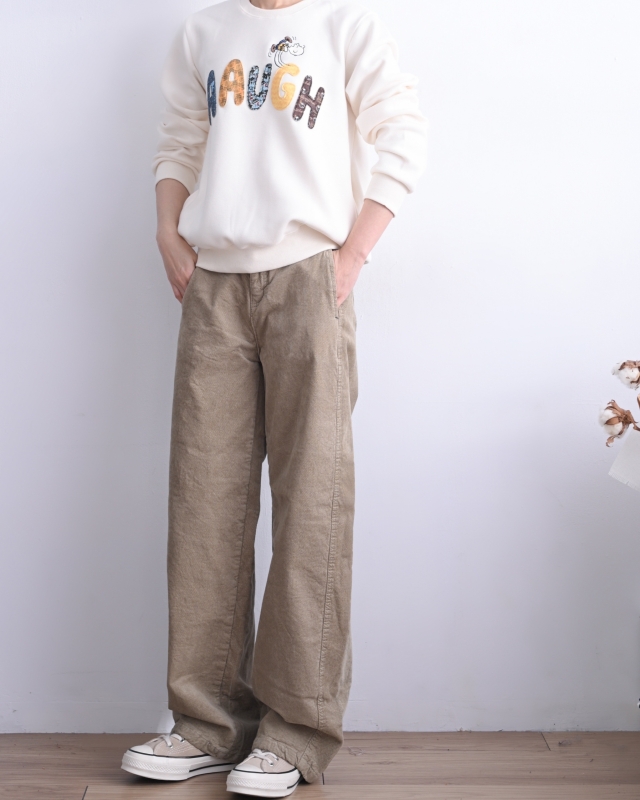 韓 彩色英文字上衣 size