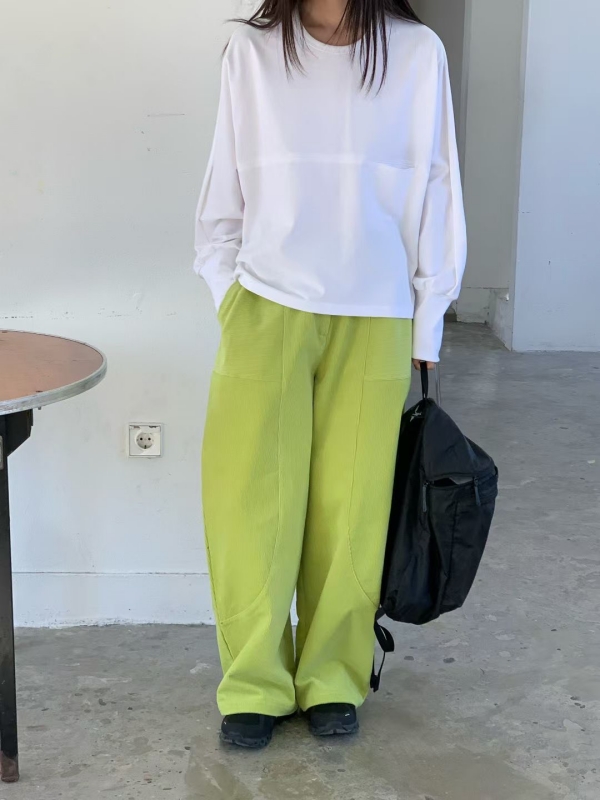 韓 皺皺小領上衣 3色