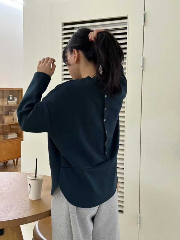 韓 背扣上衣 3色