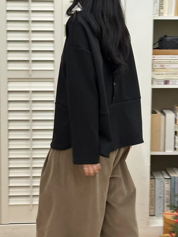 韓 背扣上衣 3色