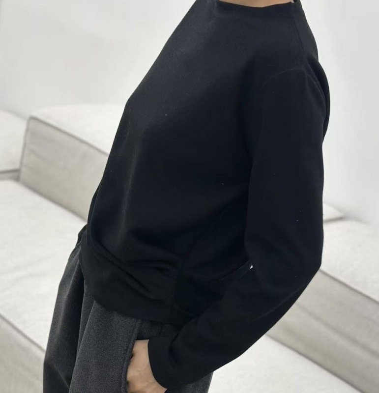 韓 前抓褶造型上衣 4色 size