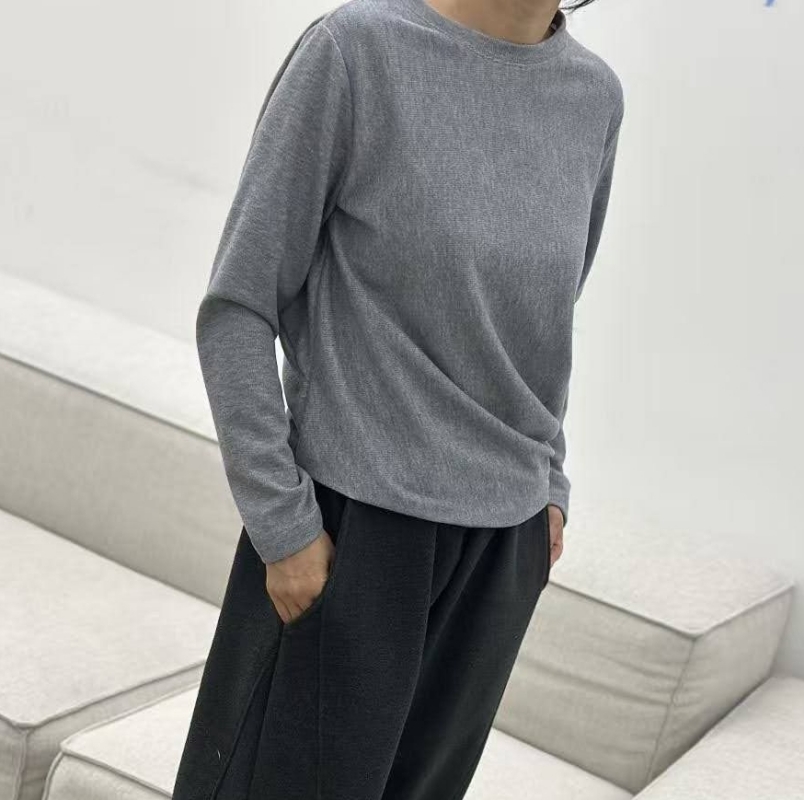 韓 前抓褶造型上衣 4色 size