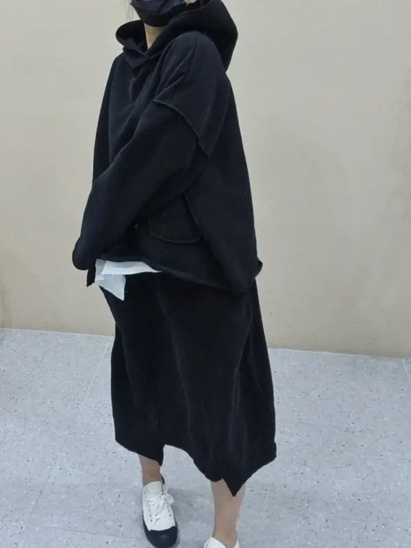 韓 單口袋連帽上衣 3色