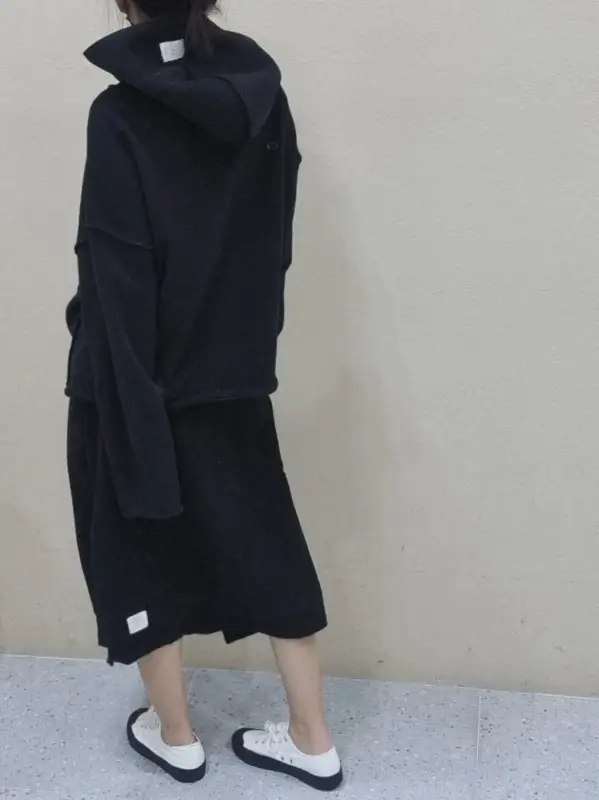 韓 單口袋連帽上衣 3色