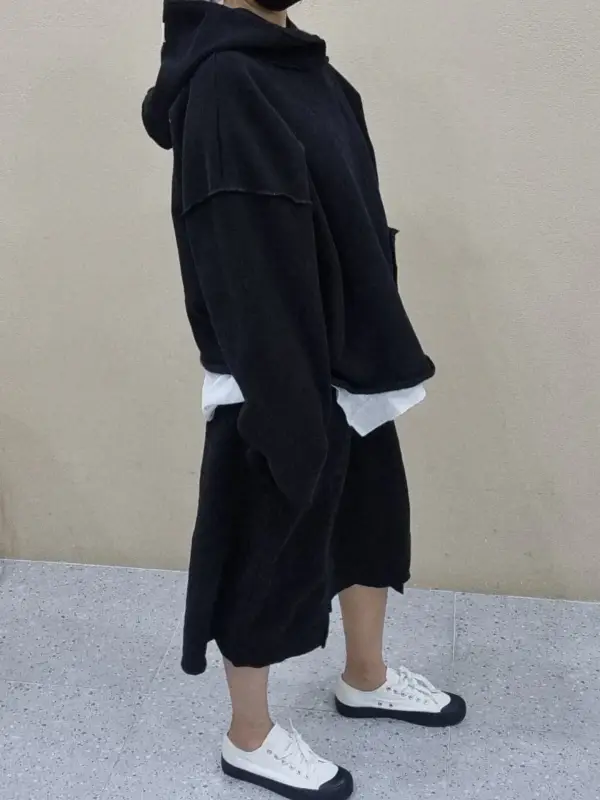 韓 單口袋連帽上衣 3色