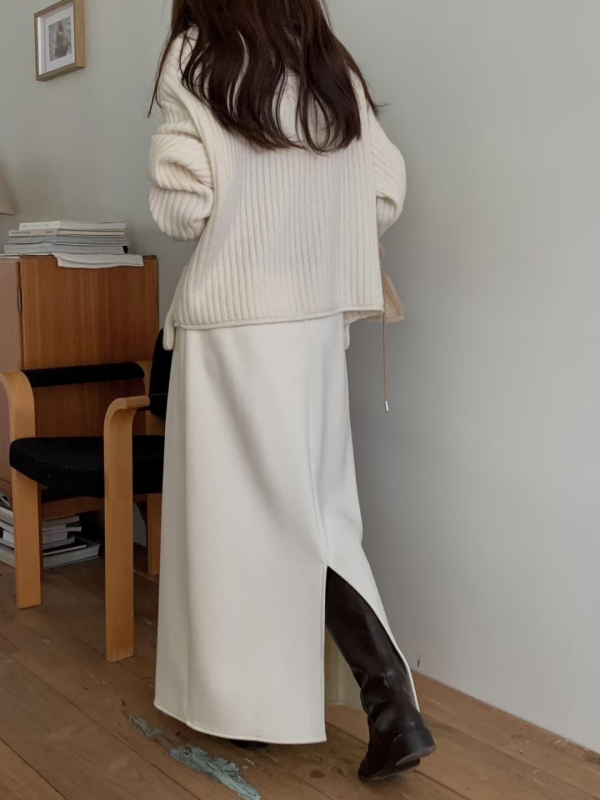 韓  凸口袋上衣 2色